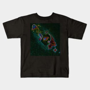 Black Panther Art - Glowing Edges 158 Kids T-Shirt